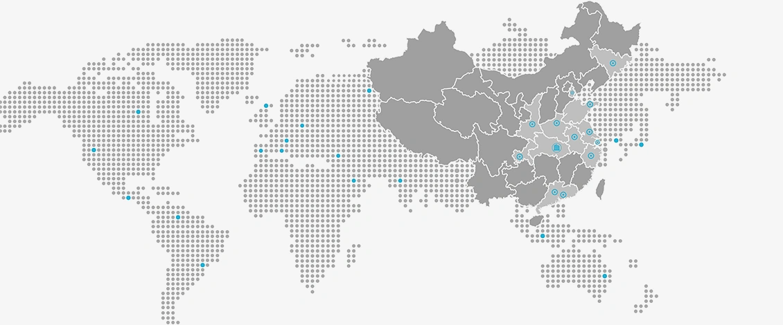 China Service<br>Locations